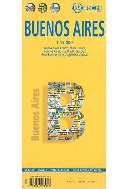 Buenos Aires (lamineret), Borch Map 1:15.000