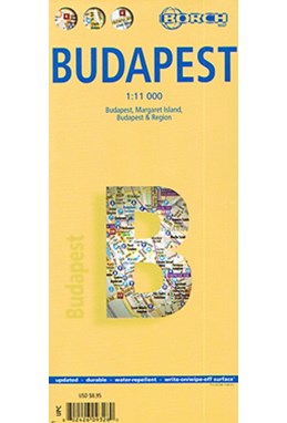 Budapest (lamineret), Borch City Map