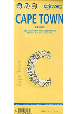 Cape Town (lamineret), Borch Map 1:15.000