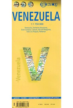 Venezuela (lamineret), Borch Maps 1:1,75 mill.*