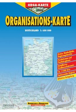 Organisationskarte Deutschland 1:600 000