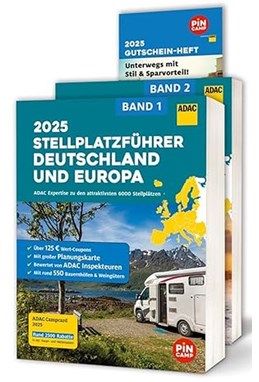 ADAC Stellplatzführer 2025: Deutschland und Europa (vol. 1-2)