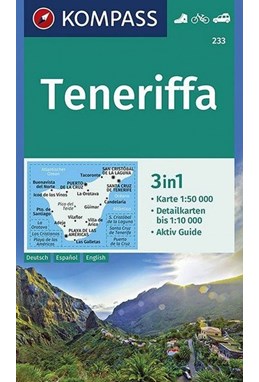 Teneriffa, Kompass Wanderkarte 233