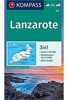 Lanzarote, Kompass Wanderkarte 241