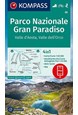 Gran Paradiso-Valle d`Aosta, Kompass Wanderkarte 86