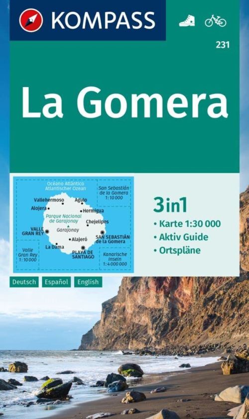 La Gomera, Kompass Wandern - Radkarte 231