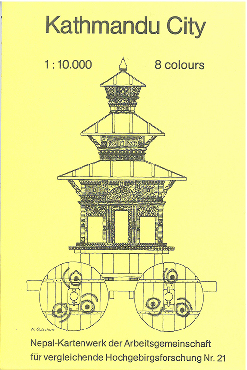 Kathmandu City, Schneider Trekking Maps 21