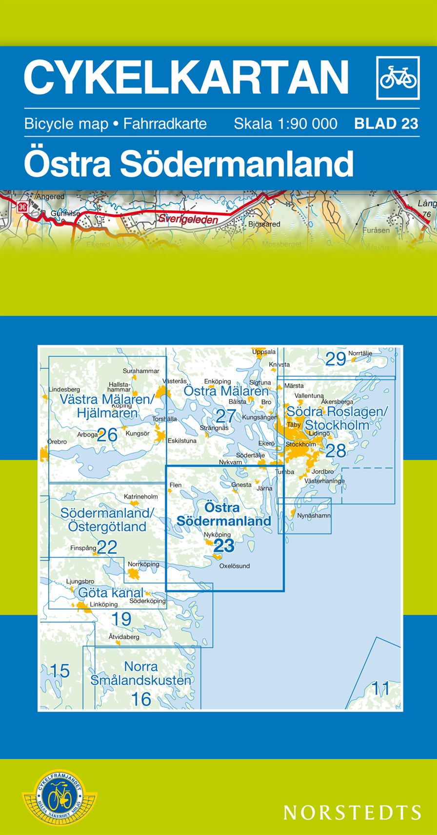Östra Södermanland  1:90 000
