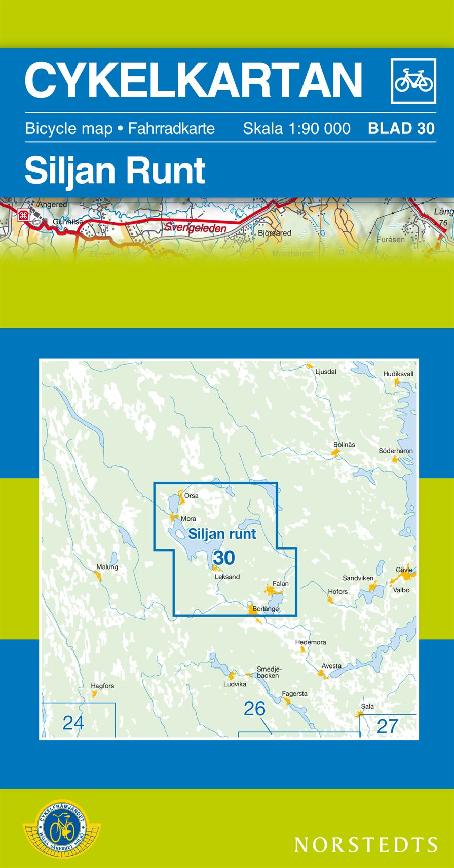 Siljan runt  1:90 000