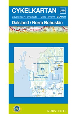 Dalsland / Norra Bohuslän  1:90 000