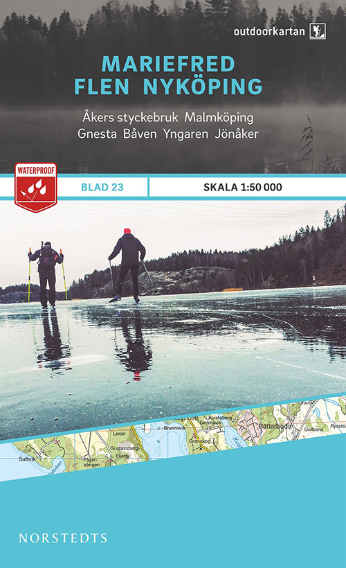 Mariefred - Flen - Nyköping  1:50.000