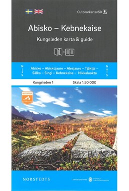 Kungsleden 1 : Abisko-Kebnekaise 1:50 000. Karta & guide