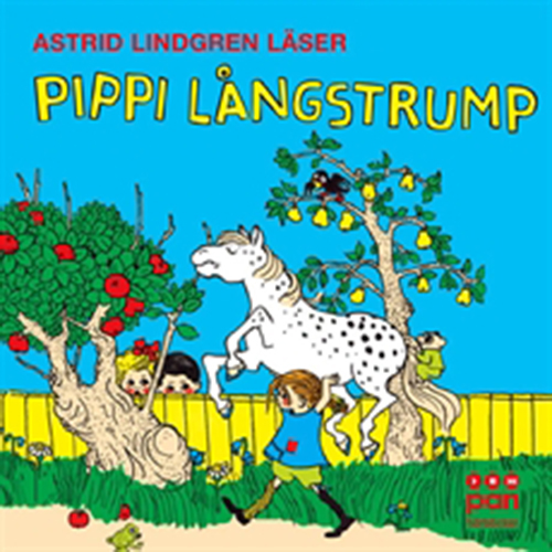 Pippi Långstrump  (CD-bok) / författareuppläsning
