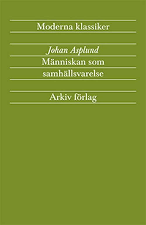 Människan som samhällsvarelse : tid, rum, individ och kollektiv