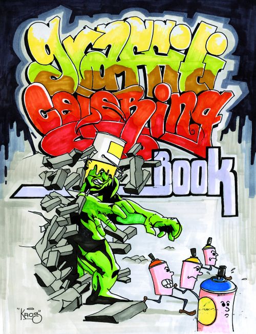Graffiti coloring book