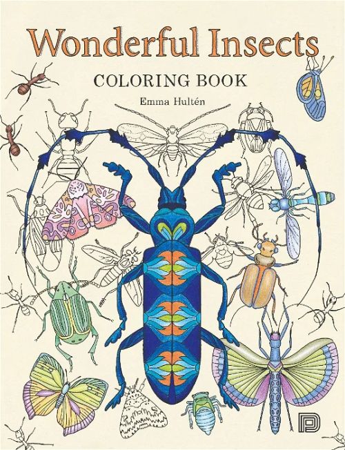 Wonderful insects coloring book