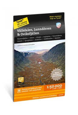 Vålådalen, Lunndörren & Oviksfjällen 1:50.000