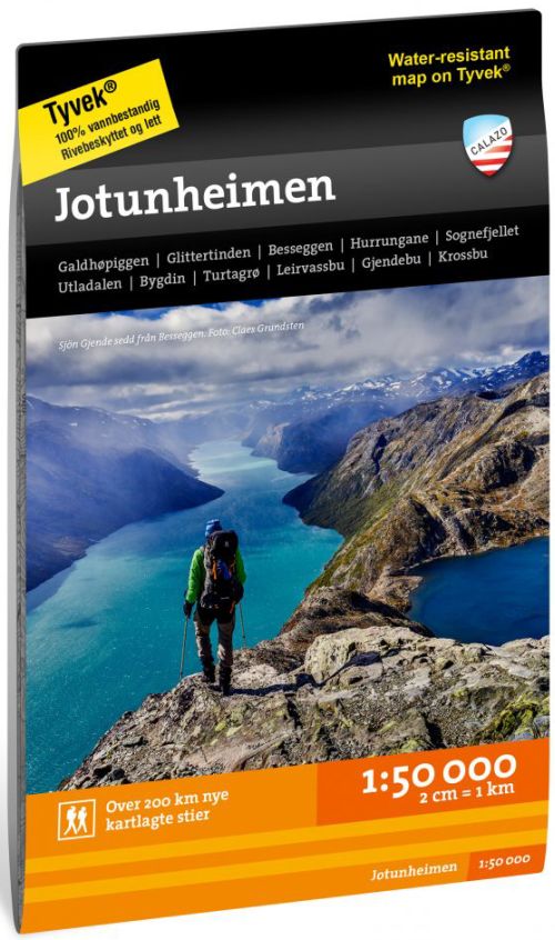 Turkart Jotunheimen 1:50 000