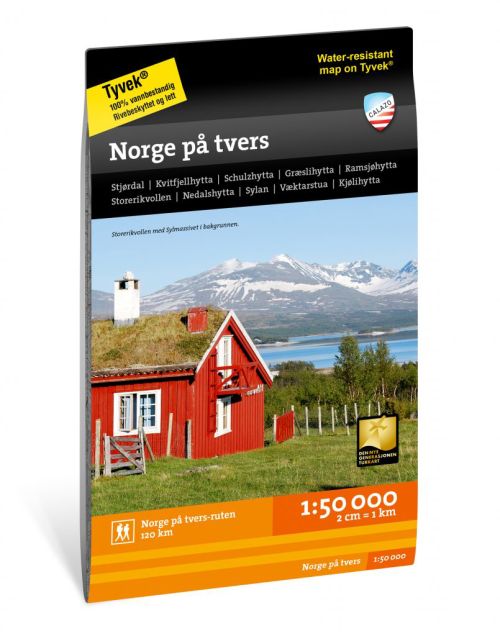Turkart Norge på tvers (Stjørdal-Sylan)  1:50 000