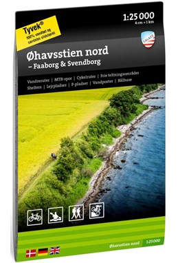 Øhavsstien nord : Faaborg & Svendborg  1:25 000