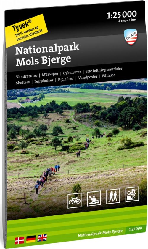 Nationalpark Mols bjerge 1:25 000