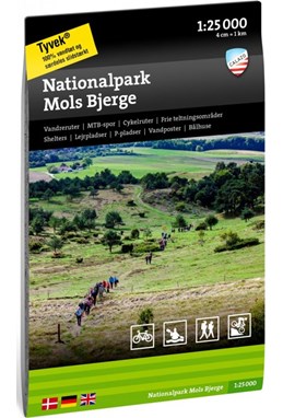 Nationalpark Mols bjerge 1:25 000