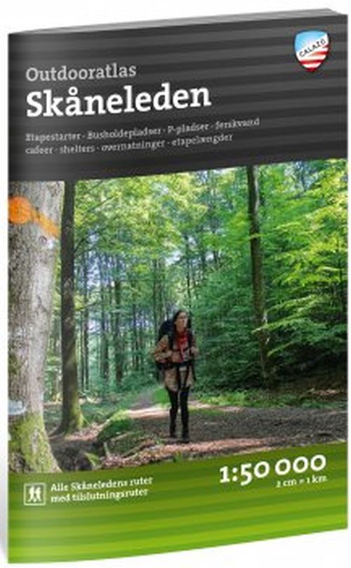 Skåneleden Outdooratlas : alle Skåneledens ruter med tilslutningsruter
