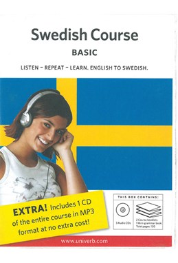 Swedish course, grundkursus CD + MP3 (fra engelsk)