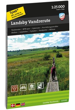 Landsby vandrerute 1:25 000