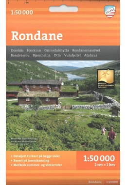 Turkart Rondane 1:50 000