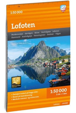 Turkart Lofoten 1:50 000
