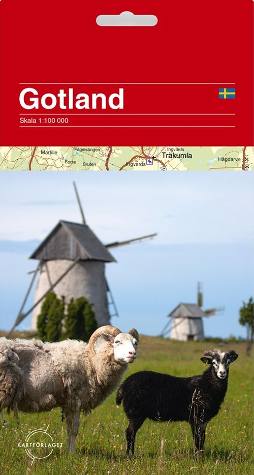 Gotland karta 1:100.000  (2022)