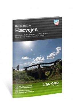 Outdooratlas Hærvejen 1:50 000  (2. udg.)