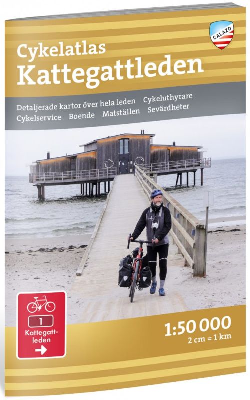 Cykelatlas Kattegattleden  1:50 000