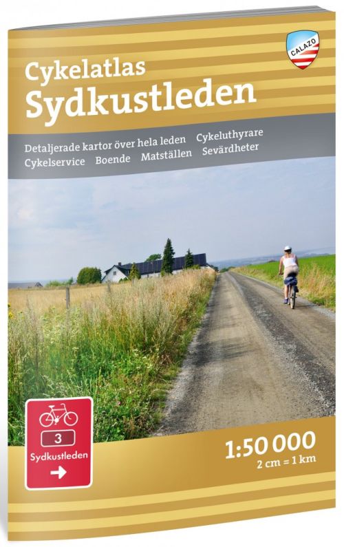 Cykelatlas Sydkustleden  1:50 000