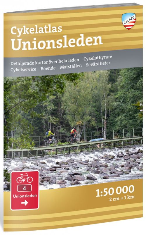 Cykelatlas Unionsleden  1:50 000