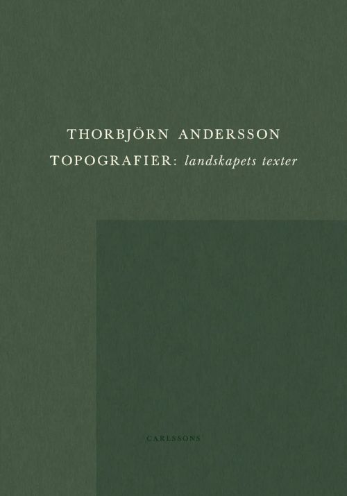 Topografier : landskapets texter