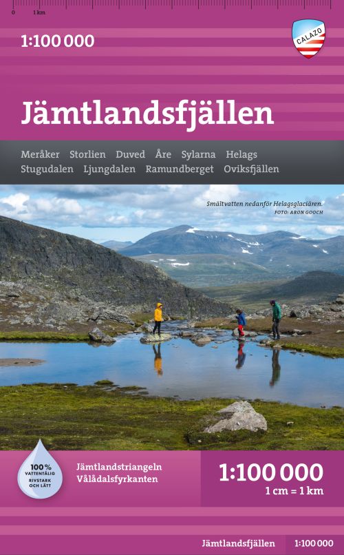 Jämtlandsfjällen  1:100 000