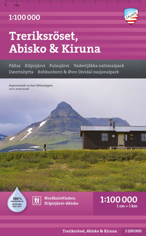 Treriksröset, Abisko & Kiruna 1:100.000