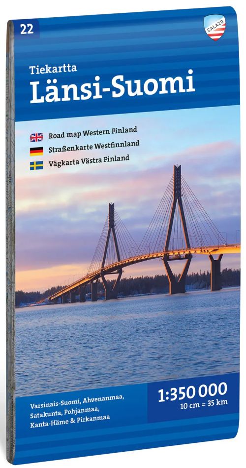 Tiekartta Länsi-Suomi 1:350 000