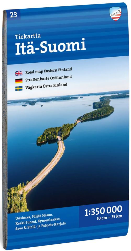 Tiekartta Itä-Suomi 1:350 000