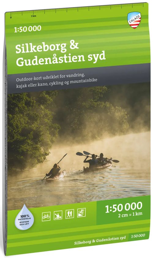 Silkeborg & Gudenåstien syd 1:25 000