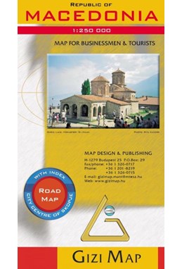 Macedonia, Republic of , Map for business & Tourists