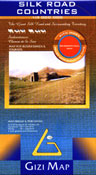 Silk Road Countries, Gizi Geographical Map 1:3 mill