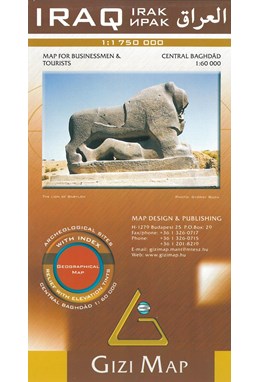 Iraq, Gizi Geographical Map 1:1,75 mill.